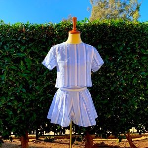 Two piece shorts and top